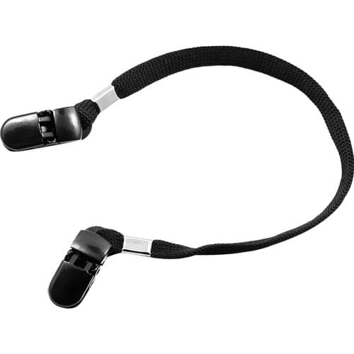 9mm Outdoor Camping Hiking Hat Scarf Wind Clip Lanyard Ropes Cord Black