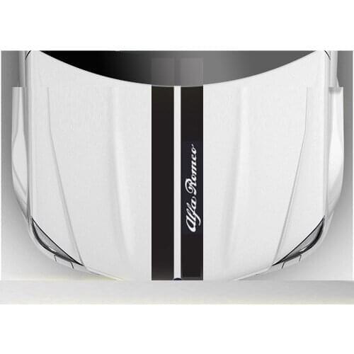 Alfa Romeo Car bonnet stripe sticker car body sticker for Alfa 147 156 166 147 156