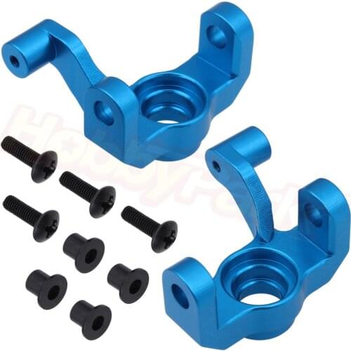 Aluminum Steering Hub Carrier Knuckle (L/R) 0005 For WLtoys 12428 12423 1/12 Scale Crawler Short Course Truck Upgrade Parts