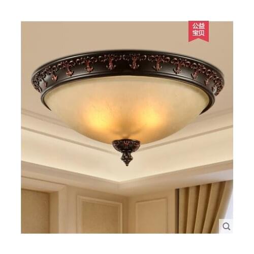 American country ceiling lamp master bedroom second bedroom bedroom round ceiling aisle kitchen American lamp