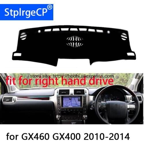 For lexus GX460 GX400 right hand drive dashboard mat Protective pad black Red car-styling Interior Refit sticker Mat products
