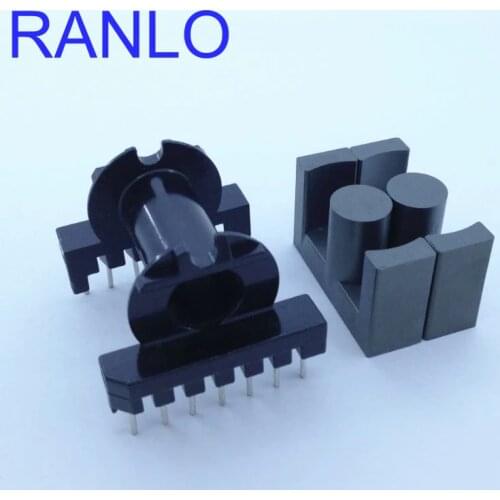 EC3542 EC35 7+7pin horizontal transformer frame bobbin skeleton soft ferrite core N87 PC44