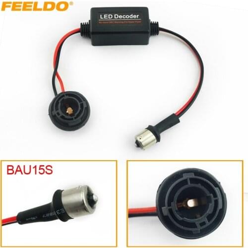 FEELDO 1Pc Car BAU15S No Error Load Resistor No Flickering Decoder for LED Light Into a canbus bulb #FD-3927