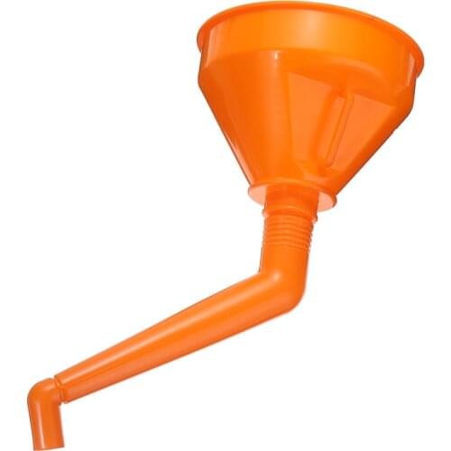 1pc Plastic Large Ddtachable Flexible Neck Funnel Fuel Petrol Truck Car Van Service Repair Parts Accessories 240mm Length Tool
