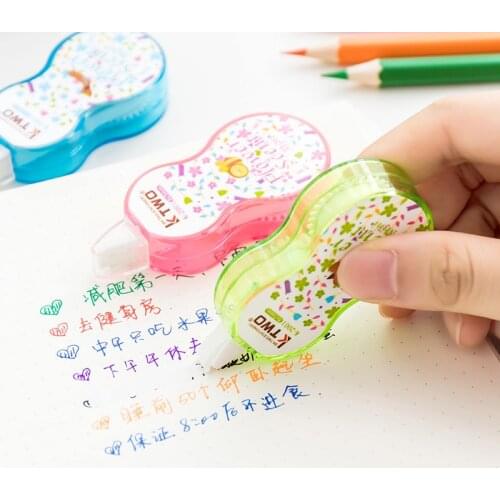 Ellen Brook 1 PCS Cute Kawaii Cartoom Flower Floral Correction Tape Stationery Office School Accessories Supplies 8 M