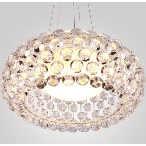 Round modern crystal chandeliers lights bedroom lamp beads crystal ball chandelier lamps Continental lighting