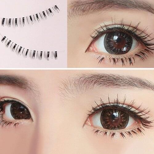 10 Pairs/Set False Eyelashes Handmade Natural Under Lashes Lower Bottom Eye Lashes Makeup Tool