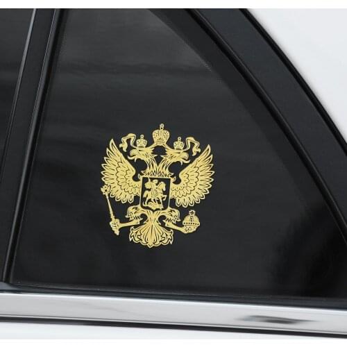 Car Window Sticker Decal Russian Eagle Emblem For Audi Q3 Q5 SQ5 Q7 A1 A3 S3 A4 S4 RS4 RS5 A5 A6 S6 C6 C7 S5 A7 S7 A8