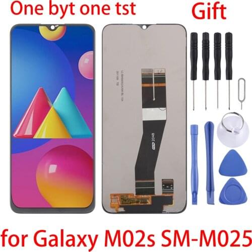 New For Galaxy M02s LCD Screen and Digitizer Full Assembly for Samsung Galaxy M02s SM-M025