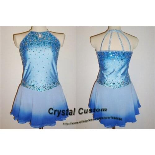 Girls Figure Skating Dress New Brand Vogue Figure Skating Competition Dress For Women Customized DR3232