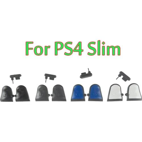 20sets Skidproof Anti sweat Design for PS4 for Playstation4 Slim pro for Dualshock 4 Controller L2 R2 Triggers Buttons Dust Plug