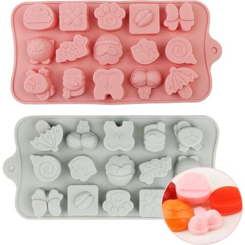 Silicone Chocolate Mold For Candy Soap Cake Cookies Mold Baking Accessories Fondant Candy Silicone DIY Molds Cake decoration
