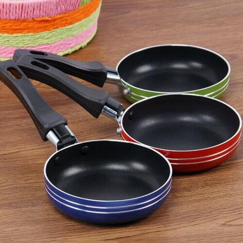 Non-Stick Frying Pan Pot Fried Egg Mini Pancakes Pans Cook Kitchen Breakfast Pan 12 cm