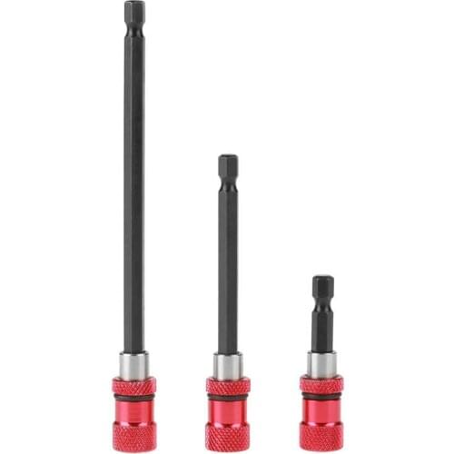 Steel Drill Bit 1/4 Inch Shank Quick Release Magnetic Stainless Steel Drill Bit Screwdriver Extension