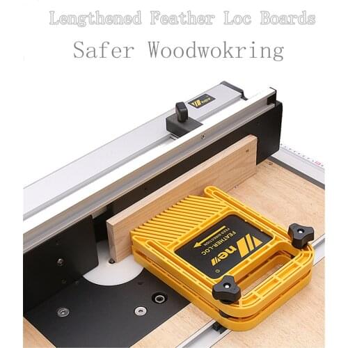 Lengthened Double Feather Loc Boards 160mm Adjust Featherboards Safety for Table Saw Router Table Band Saw T Slot Miter Track