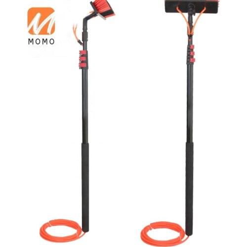Solar panel cleaning equipment extension pole cleaning brush with long handle for solar panels washing tool