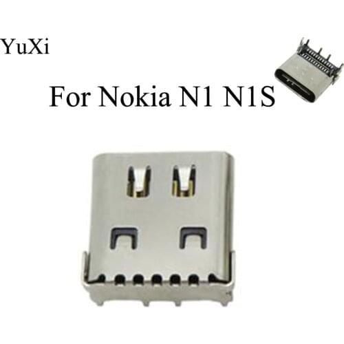 YuXi Type C Usb Charge Port Jack Plug Socket Dock For Nokia PAD N1 N1S N1S-02 Charging Connector