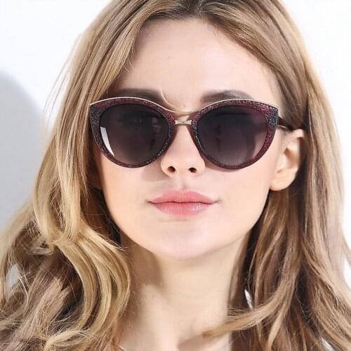 Vazrobe Cats Eye Women Polarized Sunglasses Cat Eye Sun Glasses for Woman Fashion female UV400 Anti Reflection Shades Polaroid