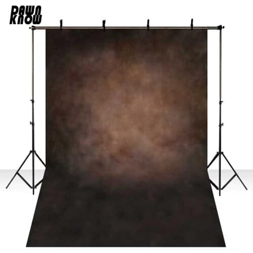 DAWNKNOW Vinyl Photography Background Vintage Brown Texture Color Wall Polyester Backdrops For Pregnancy Photo Studio S1941