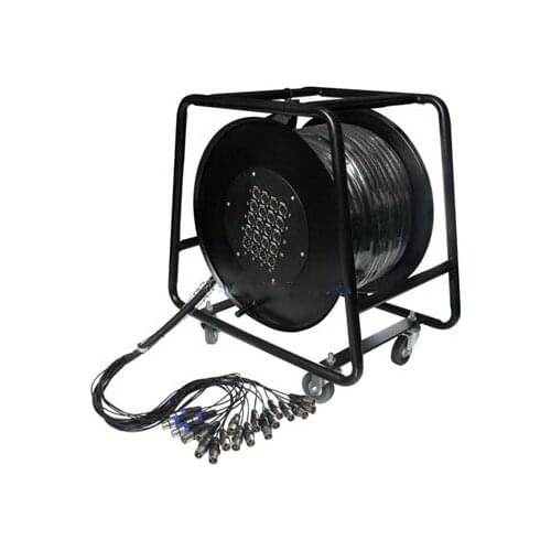 High quality KL 20 Channel 16+4 160' (50 Meter) Snake Cable on Reel-Compatible