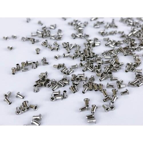 300pcs 1mm Silver Color Super Tiny Mini Eyelet Doll Clothes Sewing Craft Supply