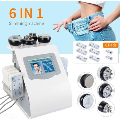 40k laser Lipo cavitation Machine Face Massager Radio Frequency Skin Tightening Portable Machine Red Light Therapy Full Body