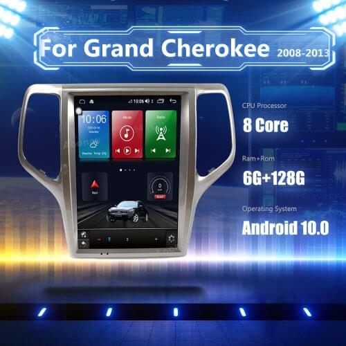 2 din Android car GPS radio multimedia player For Jeep Grand Cherokee 2008-2013 car GPS navigation Stereo player Head Unit