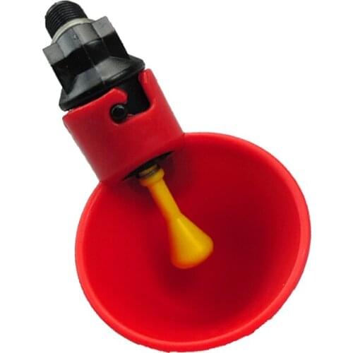 100 Pcs Poultry Feeding Chicken Quail Automatic Drinking Bowl Yellow Nipple Farm Poultry Drinking Water System poultry farming