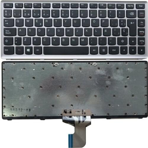 Good Quality OVY SP laptop keyboard for LENOVO Z400 Z400T Z400A P400 Z400N p/n:BCRSC UK A03 Spanish KB