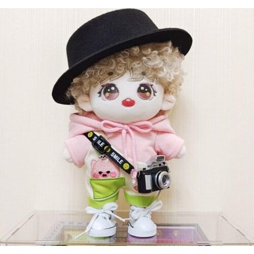 Cosmile Zhu Yilog Idol Star Plush Wig Doll Toy 20cm Body With Clothes Costume Cosplay Gift HOT C MK