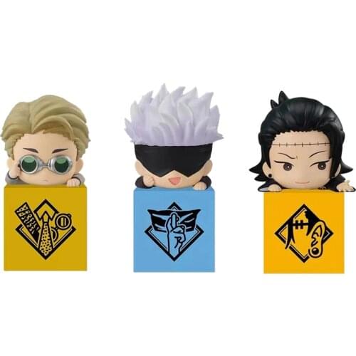 Pre-Sale Jujutsu Kaisen Gojo Satoru Nanami Kento Q Version Cute Cartoon Doll Model Japanese Anime Figure Collectibles Ornaments