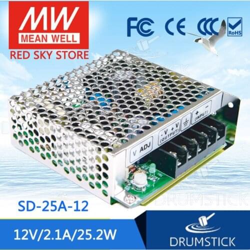 Steady MEAN WELL SD-25A-12 12V 2.1A meanwell SD-25 12V 25.2W Single Output DC-DC Converter