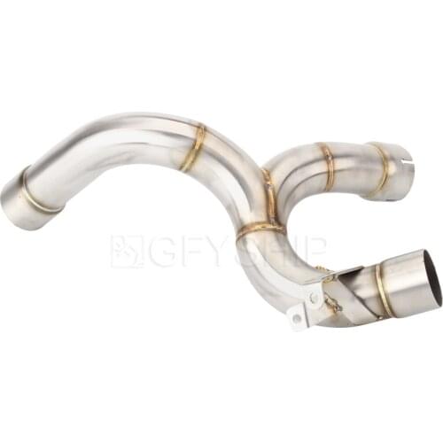 Motorcycle For Ducati Multistrada 1260 / S 2018 2019 2020 MTS1260 S Escape Decat Pipe Exhaust Link Pipe Catalyst Delete Pipe