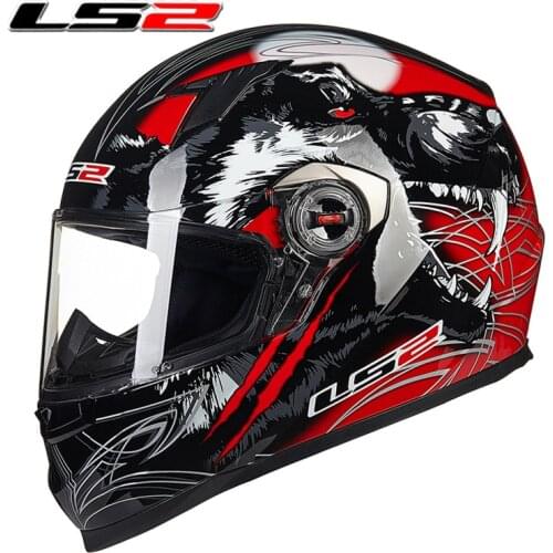 Winter Seasons Men Women LS2 FF358 Full Face Motorcycle Motocross Racing Original ECE Approved Helmets Capacetes De Motociclista