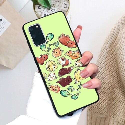 For Samsung Galaxy Guinea Pig Diamond Soft TPU Black Border Samsung Galaxy Case