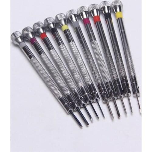 5pcs 0.8 1.2 1.4 1.6 1.8mm Screwdriver Set Screw Metal Hand Equipments UV Resin Epoxy Mold Tools DIY Jewelry Making Tools