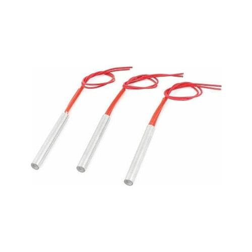 220V 300W 2-Wire Industry Mold Cartridge Heater Heating Element 10mm x 80mm 3Pcs