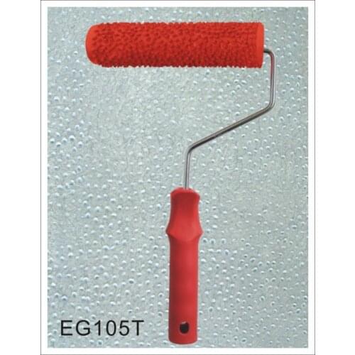 7" Rubber Roller Embossed Texture Pattern Paint Roller Home Decoration Paint Brush Background Wall Tool 7 Inch