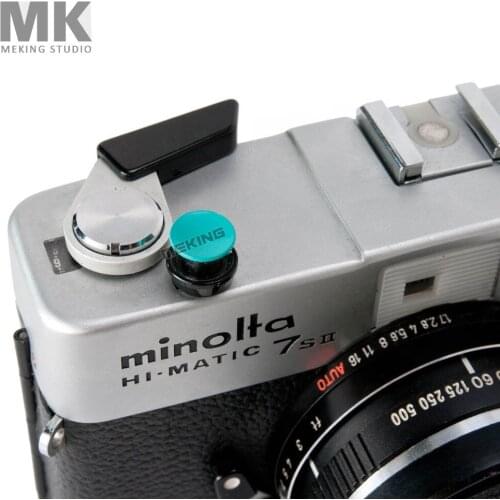 Selens Colorful Digital Camera Soft Shutter Button with screw Cyan Concave For Leica Rolleiflex Fuji Nikon Canon Hasselblad