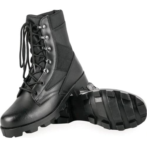 Outdoor Mens Military Desert Tactical Army Boots Autumn Breathable Army Shoes Combat Mid-Calf Boots Botas Tacticos Zapatos