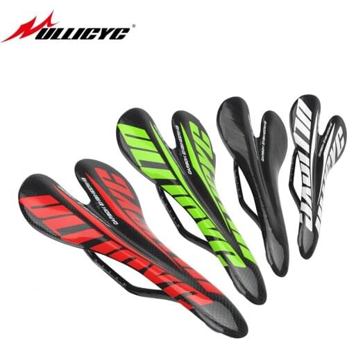 Ullicyc Newest Top-level Mountain Bike 3K Gloss/Matte Full Carbon Saddle Road Bicycle Saddle MTB Front Seat Mat Bicycle Parts