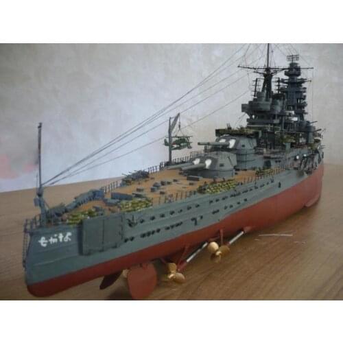 Japanese battleship Nagato 1:200 about 1.1 meters long in the ship