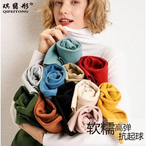 Winter fashion solid Womens turtleneck knitted sweaters female long sleeve chic elegant ladies jumpers sweater fall 2020 women