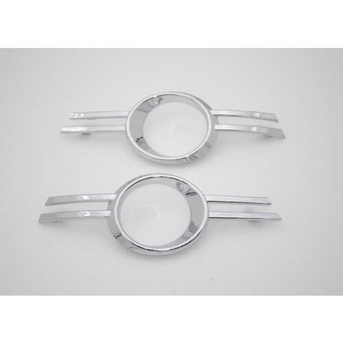 1 Pair Car Styling Chrome Fog Light Lamp Covers Electroplate Left+Right for Mercedes Benz C-Class W204 C200 2007-2011