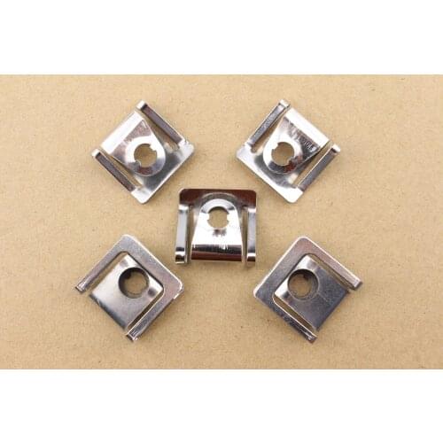 10pcs Engine Protection Pan Speed Nuts Cover Clips Clamp for VW Audi 8D0805960