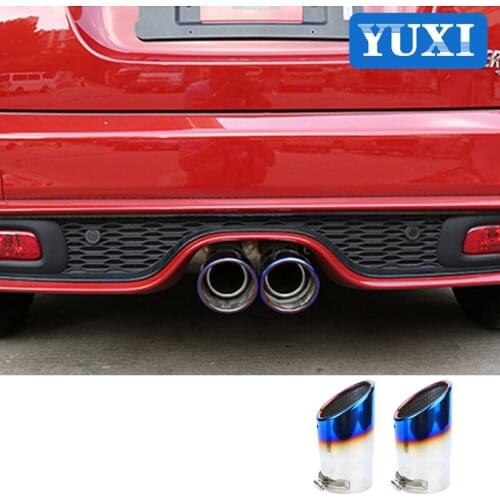 Car Exterior Stainless Steel Exhaust Pipe Cover Muffler Decoration Shell BMW MINI COOPER S JCW CLUBMAN F54 F55 F56 F60 R56 R60