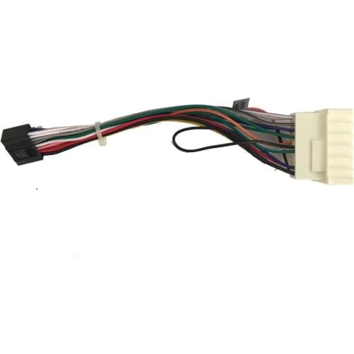 Android car radio Car Accessories Wire Wiring Harness Adapter Connector Plug For Hyundai Elantra santa fe tucson KIA Cerato