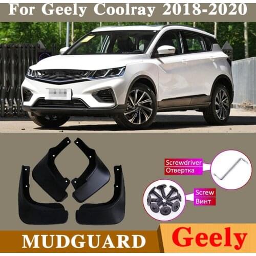 Car Products Car Accessories Fender Mudguards Splash Guards Fender Mudflaps For Geely Coolray SX11 2008-2020 Car Fender