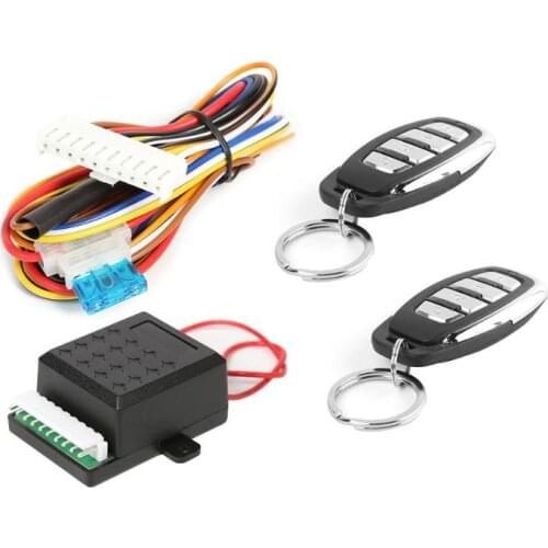 Universal 12V Car Remote Central Door Lock Locking Kit Automobiles Keyless Entry Alarm System Car Remote Controller