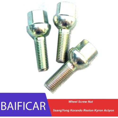 Baificar Brand New 5 PCS Wheel Screw Nut 4173511001 For SsangYong Korando Rexton Kyron Actyon